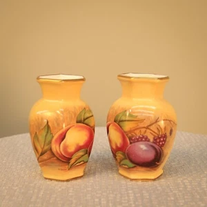 Aynsley Orchard Gold small bud vase signed N Brunt - Picture 1 of 4