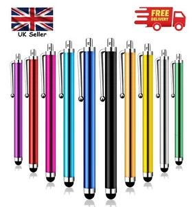 10x Rubber Tip Stylus Pens For Touch Screen Mobile Phones iPhone Samsung Tablet - Picture 1 of 8