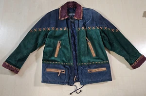 Authentic Winlit 1969 Mens Leather Jacket LG Zip Pockets Western Vintage - Picture 1 of 19
