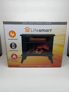 Lifesmart Electric Fireplace Heater Infrared Decorative 1000w 4700BTU - Picture 1 of 3
