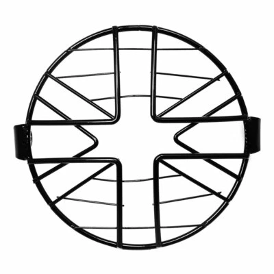 6.5inch Black Metal Motorcycle Cafe Racer Headlight Mesh Grill Mask Guard Cover - Image 1 of 4