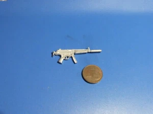 Maschinenpistole mit Schalldämpfer, RC Panzer Zubehör, Maßstab 1:16 - Bild 1 von 1