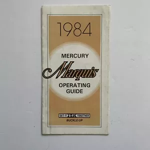 1984 MERCURY MARQUIS FACTORY OWNERS MANUAL OPERATORS GUIDE BOOK - Picture 1 of 3