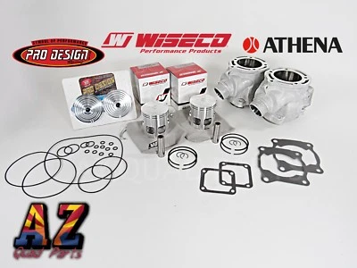 Banshee Athena 421cc 68 Big Bore +4mm STROKER Cylinders WISECO Pistons Pro Domes - Image 1 of 4