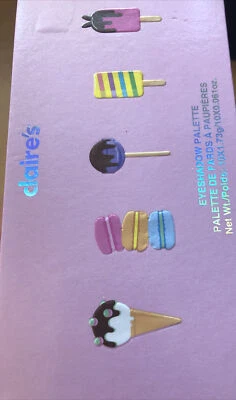 New! Claire’s pink ice cream macaroon popsicle eyeshadow palette Makeup Set Eyes - Image 1 of 4
