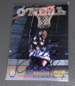 1997 Score Board Jermaine Oneal Rookie Auto - Picture 1 of 2
