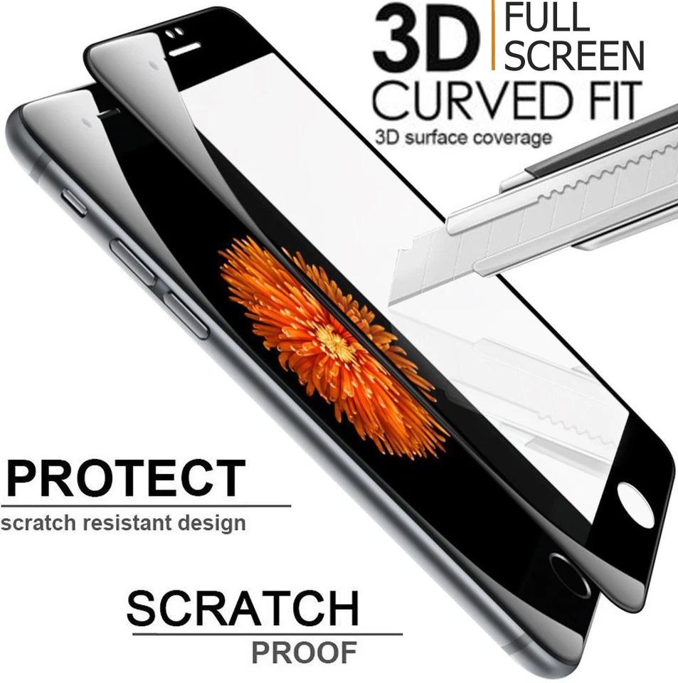 3D CURVED EDGE 全屏覆盖超透明钢化玻璃屏幕保护膜 — 第 1/4 张图片