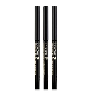 3 LANCOME LE STYLO WATERPROOF EYELINER  NOIR LOT OF 3 LINERS - Image 1 of 4