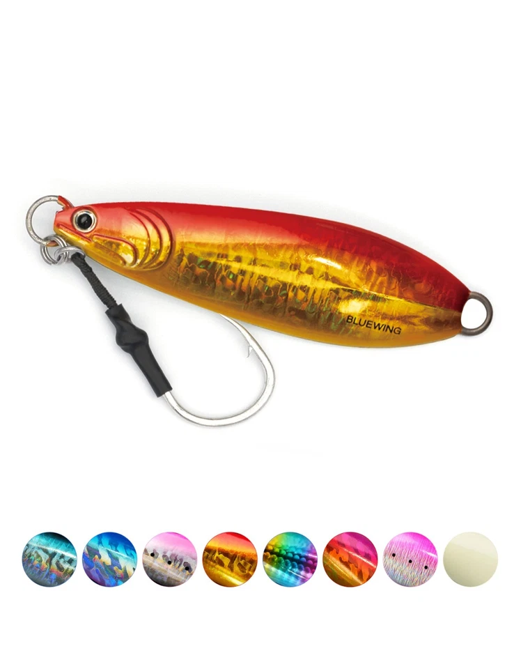 Рыболовные приспособления BLUEWING для морской рыбалки медленное падение шаг приманка с крючком продавец из США - Изображение 1 из 1