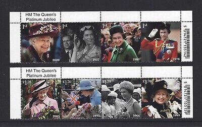 2022 Qe2 Commemorative Stamp Set Her Majesty The Queen's Platinum Jubilee Title • 17.99£