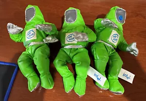 Intel Inside Bunny People Suit PlushTech - Nuclear Green - set of 3 - Picture 1 of 1