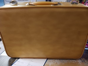 Yellow Vintage Suitcases Travel 