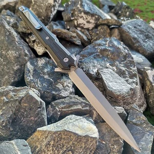 Multi-purpose survival tactical defense folding knife camping-specific tools - Picture 1 of 6