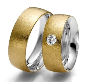 DISEÑO MADURO - ELEGANTES ANILLOS DE BODA / BRONCE - ORO - GRAN SELECCIÓN EN TIENDA - Imagen 1 de 1