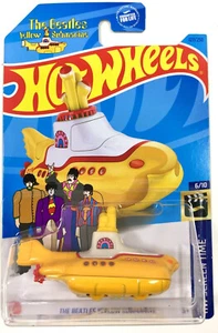 Hot Wheels The Beatles Yellow Submarine Yellow #127 - 2023 HW Screen Time - Picture 1 of 1