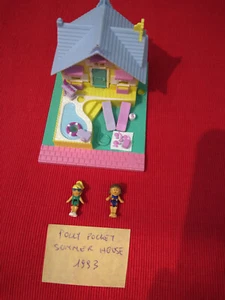 COMPLETO ottimo stato Polly Pocket Summer House - Bluebird Toys 1993 - Foto 1 di 6