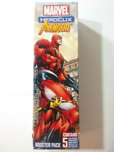 WizKids Marvel HeroClix Avengers Booster Pack (Original Box w 5 Figurines)