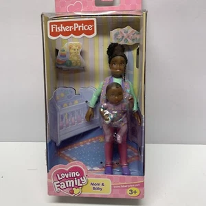 FISHER PRICE LOVING FAMILY MOM & BABY AFRICAN AMERICAN  BRAND NEW - Picture 1 of 6