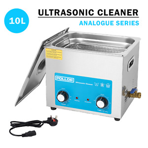 10L Ultrasonic Cleaner with Temperature Control and Timer Cleaning Bath