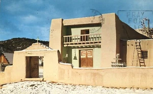 Postal Petley 1971 Trampas Nuevo México Misión de Santo Tomás - Imagen 1 de 2