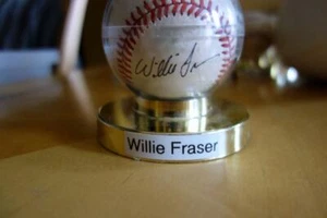 Official MLB Rawlings Major (American) League WILLIE FRASER Autographed Baseball - Picture 1 of 3