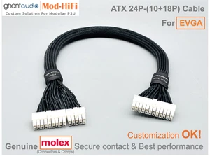 ⚡️ATX 24-Pin Cable for EVGA G2 G3 G5 G6 GA GM G+ P2 P3 P5 P6 P+ T2-📏60cm/24inch - Picture 1 of 6