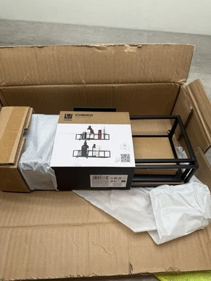 Umbra 1018615-040 Cubiko Wall Mounted Shower Shelf - Black - Image 1 of 3