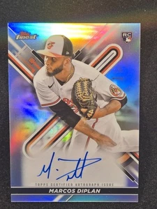 2022 Topps Finest MARCOS DIPLAN Autograph Refractor Auto FA-MD Orioles - Picture 1 of 2
