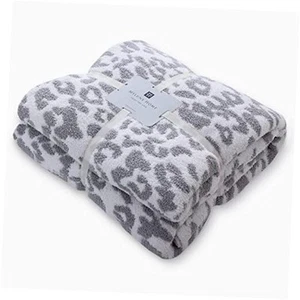 Ultra Soft Leopard Throw Blanket (50x60 inches) Microfiber Blanket Plush Warm - Picture 1 of 7