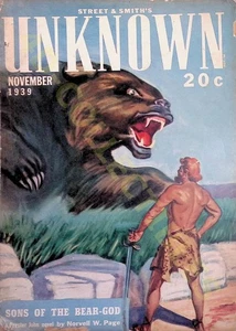 Vintage Sci-Fi Fantasy Pulp Street & Smith Unknown November 1939 - Picture 1 of 3