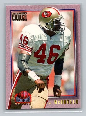 1993 Pro Set Power Update - Power Moves Gold #PMUD27 Tim McDonald - Image 1 of 2