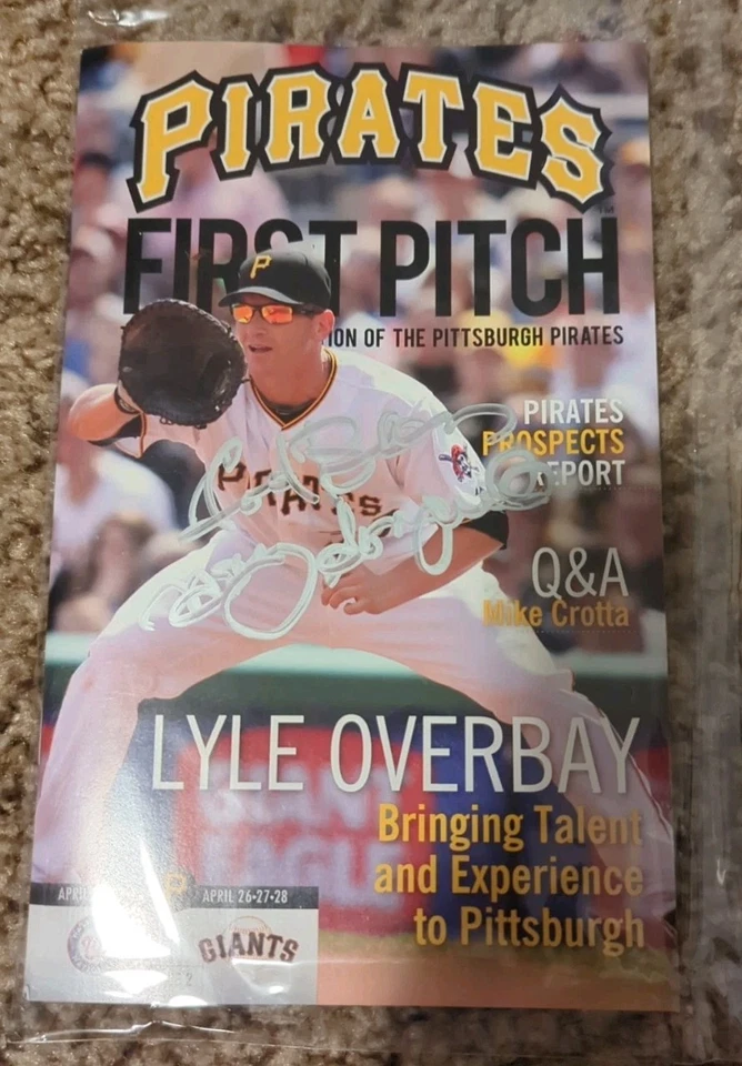 Manny Sanguillen Signed Pirates Program - Image 1 of 1