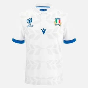 RUGBY ITALY - COTTON SHIRT AWAY MM - MACRON - RWC 2023 - Picture 1 of 3