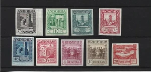1938 ANDORRA VARIOS SIN DENTAR INCLUIDO EL CLAVE DE 4O CTO CATALOGO 3135 EUROS - Bild 1 von 1