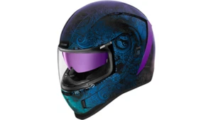 NEW ICON Airform Chantilly Opal Helmet - Blue - XL - MOTORCYCLE/OFFROAD - Picture 1 of 14