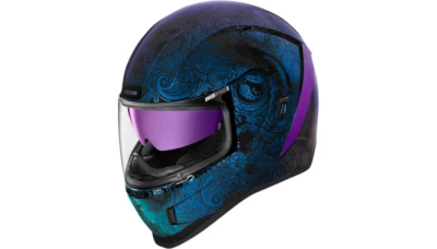 NEW ICON Airform Chantilly Opal Helmet - Blue - XL - MOTORCYCLE/OFFROAD - Image 1 of 4