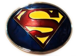 Classic SUPERMAN LOGO Belt Buckle Full metal 4 X 3 inch Justice League