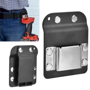 Hands-Free Drill Belt Clamp Compact Tape Measure Hanging Clip - Picture 1 of 12
