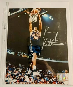 1998 KERRY KITTLES SIGNED AUTOGRAPHED 8x10" PHOTO NEW JERSEY NETS COA - Picture 1 of 5