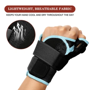 Thumb Brace Wrist Support Spica Arthritis Carpal Tunnel Pain Relief Right Left - Picture 1 of 14
