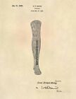Vintage Stockings Official US Patent Art Print- Antique Stocking Boutique - 659