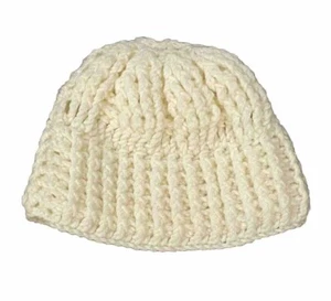 Youth Cream Crochet Hat - Picture 1 of 1