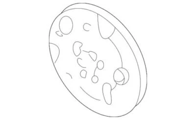 Embrague compresor de aire acondicionado genuino Ford Mercury Lincoln 2001-2008 E-150 6C2Z-19D786-A Foto 1 de 2