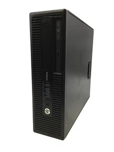 HP EliteDesk 705 G1 SFF AMD A6-Pro 7400B 8GB 256GB SSD WIFI Windows 10 Pro - Picture 1 of 3