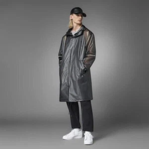Adidas Originals Blue Version Arkive Men's MEDIUM US Rain Coat Jacket HD4802 pvc - Picture 1 of 9