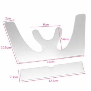 1 Pc Stainless Material Dental Occlusal Maxillary Casting Jaw Fox Plane Plate - Picture 1 of 8