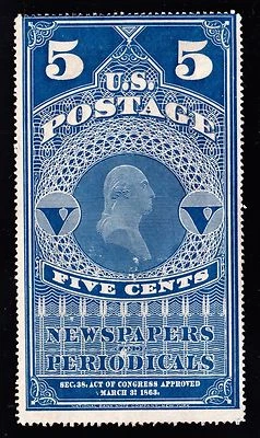 US PR5 Newspaper Periodicals F-VF SCV $225 (-002) - Image 1 of 2