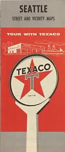 1958 Texaco Road Map: Seattle NOS - Bild 1 von 1