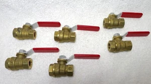 Lot of 6 New Legend Ball Valve T-1001 150 WSP 600 WOG 1/4" NPT - Picture 1 of 11