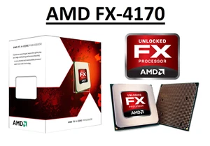 AMD FX-4170 Quad Core Processor 4.2 - 4.3 GHz, 4 MB Cache, Socket AM3+, 125W CPU - Picture 1 of 5